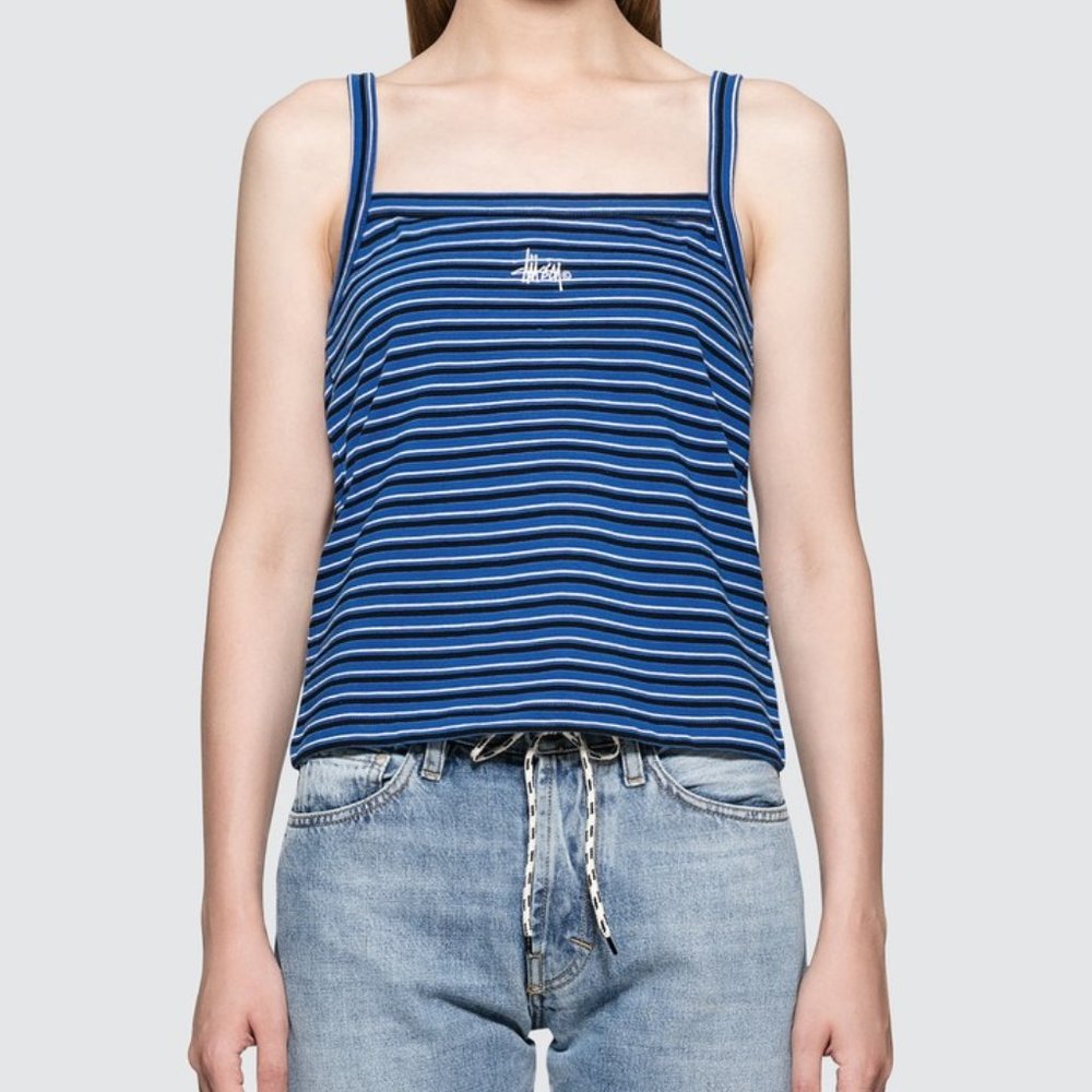 STUSSY CHARLIE STRIPED TANK